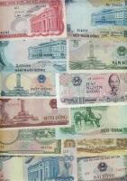 Vietnám(Észak-,Dél-,Egyesült)26klf db modern bankjegy T:I