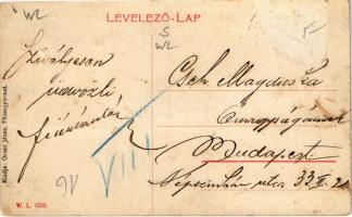 Füzesgyarmat, református templom. W.L. 1550. Orosz János kiadása (Rb)