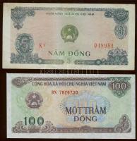 Vietnám(Észak-,Dél-,Egyesült)26klf db modern bankjegy T:I