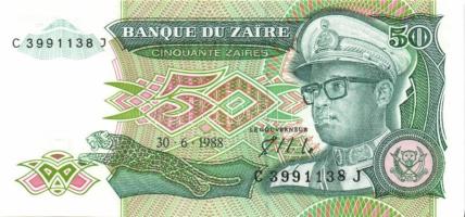 Zaire 10klf db modern bankjegy T:I