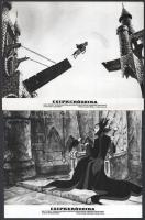 cca 1959 Walt Disney: ,,Csipkerózsika" című amerikai rajzfilm 12 jelenete, ezüst zselatinos fot...