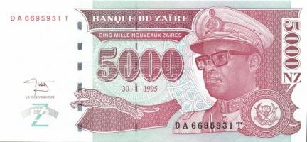 Zaire 10klf db modern bankjegy T:I
