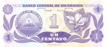 Nicaragua 4 klf modern bankjegy T:I