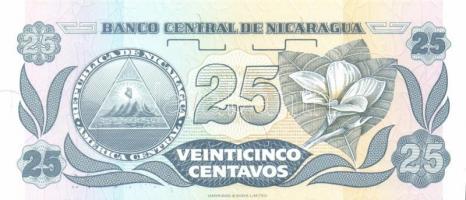 Nicaragua 4 klf modern bankjegy T:I