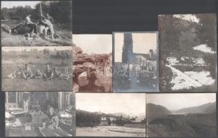 cca 1914-1918 Bartóffy Miklós (1882-1964) későbbi vezérőrnagy hagyatékából származó I. világháborús ...