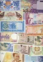 Ázsia 58klf db modern bankjegy T:I