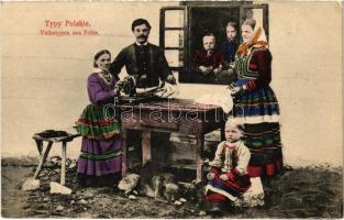 Typy Polskie / Volkstypen aus Polen / Lengyel népviselet / Polish folklore