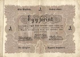 1848. 1Ft "Kossuth-bankó" T:III