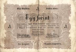 1848. 1Ft "Kossuth-bankó" T:III