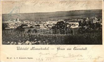 1899 (Vorläufer) Kismarton, Eisenstadt; szőlőhegy. L.F. Kummert Nr. 27. / Weinberge / vineyards (EB)
