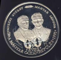 1991. "Endresz-magyar óceánrepülés" ffém emlékérem. Szign.Bozó T:PP