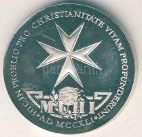 DN "Máltai Lovagrend" ffém emlékérem. Szign.Bozó T:PP