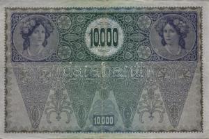 Ausztria/Osztrák-Magyar Bank 1918. 10.000K piros, vízszintes "Deutschösterreich" fny-sal, ...