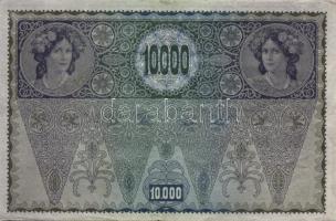 Ausztria/Osztrák-Magyar Bank 1918. 10.000K piros, vízszintes "Deutschösterreich" fny-sal, ...