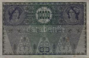 Ausztria/Osztrák-Magyar Bank 1918. 10.000K piros, vízszintes "Deutschösterreich" fny-sal, ...