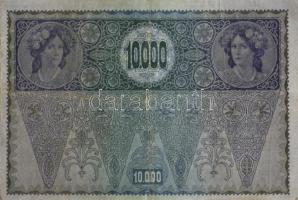 Ausztria/Osztrák-Magyar Bank 1918. 10.000K piros, vízszintes "Deutschösterreich" fny-sal, ...