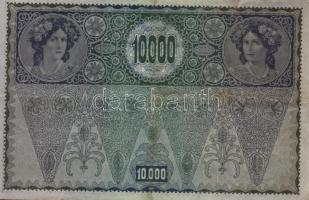 Ausztria/Osztrák-Magyar Bank 1918. 10.000K piros, vízszintes "Deutschösterreich" fny-sal, ...