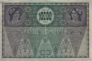 Ausztria/Osztrák-Magyar Bank 1918. 10.000K piros, vízszintes "Deutschösterreich" fny-sal, ...