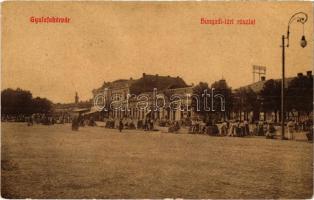 1909 Gyulafehérvár, Karlsburg, Alba Iulia; Hunyadi tér, piac. W.L. 3165. / market square (Rb)