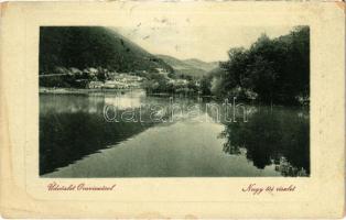 1911 Oravica, Oravita; Nagy tói részlet. W.L. Bp. 1200 / lake (EK)
