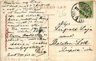 1911 Oravica, Oravita; Nagy tói részlet. W.L. Bp. 1200 / lake (EK)