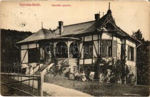 1912 Szovátafürdő, Baila Sovata; Huzella nyaraló / villa