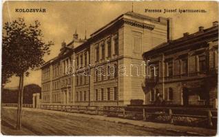 1904 Kolozsvár, Cluj; Ferenc József iparmúzeum. W.L. (?) 14. / industrial museum (fl)