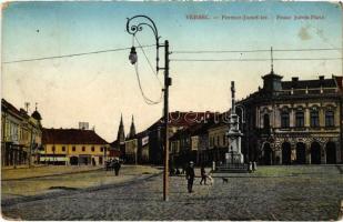 1913 Versec, Werschetz, Vrsac; Ferenc József tér / square. W.L. Bp. 109. 1911-14. (EB)