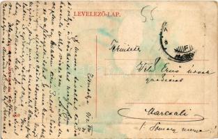 1912 Zsombolya, Hatzfeld, Jimbolia; Deák Ferenc utca, piac. W.L. Bp. 6650. 1910-13. / street, market...