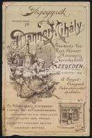 cca 1900 Szeged, Danner Károly csemege, tea, rum, fűszer, ásványvíz kereskedő képes árjegyzéke. Litografált címlappal 48p.