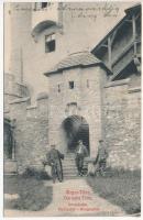 1911 Árvaváralja, Oravsky Podzámok (Magas-Tátra); Árva vára részlet. Feitzinger Ede 122. / Oravsky zámok / Schloss / castle (EK)