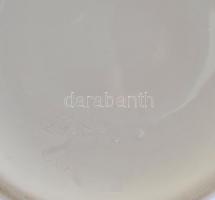 Fehér mázas Herendi korsó, jelzett: masszába nyomott Herend, hibátlan m: 16,5cm