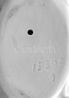 Fehér mázas Herendi teknős, jelzett: masszába nyomott Herend, minimális mázkopásokkal h: 11cm