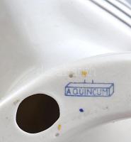 Aquincum madárka, porcelán, jelzett, m: 7,5 cm