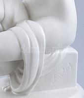 Herendi Tertia fürdőző nő, biscuit porcelán, hibátlan, Lux Elek terv, jelzett, m: 37 cm