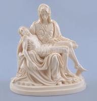 Pieta, műgyanta szobor, m: 19,5 cm
