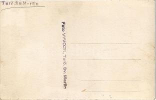 ~1929 Turócszentmárton, Turciansky Svaty Martin; Teherpályaudvar, vagonok, vasútállomás / freight st...