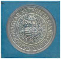 1979. 200Ft Ag "Bethlen Gábor" fekete MNB tokban T:BU Adamo EM58