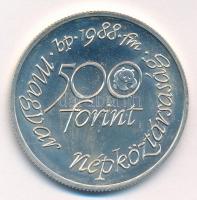 1988. 500Ft Ag "Világ vadvédelmi alap" T:BU Adamo EM100