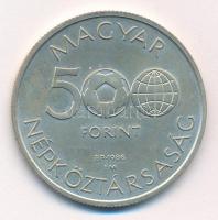 1986. 500Ft Ag "Labdarúgó Világbajnokság - Mexikó 1986" T:BU Adamo EM95
