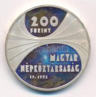 1975. 200Ft Ag "Magyar Tudományos Akadémia" T:1- (PP) ujjlenyomatos Adamo EM47