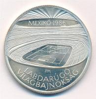 1986. 500Ft Ag &quot;Labdarúgó Világbajnokság - Mexikó 1986 - Stadion&quot; T:PP ujjlenyomatos Adamo EM94