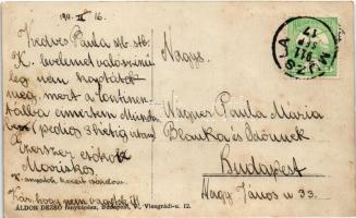 1911 Béla, Belá (Muzsla); Ferenc József emlékmű / Franz Joseph monument. Áldor Dezső photo