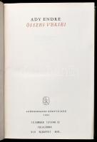 Ady Endre összes versei. Boros Miklós illusztrációival. Bp., 1961., Szépirodalmi. Kiadói aranyozott ...