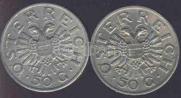 Ausztria 1935. 50Gr (2x) T:2-,3+