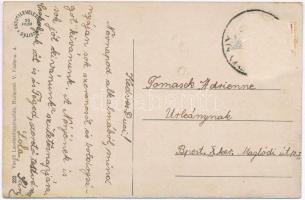 Galánta, Községháza. Vasúti levelezőlapárusítás 322. / town hall (Rb)