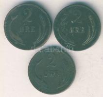 Dánia 1874-89. 2ö (3x) IX.Krisztián T:3