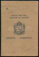 1932 Puhafedeles útlevél pecsétekkel