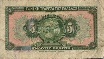 Görögország 1923. 5Dr T:III