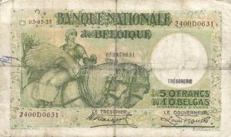 Belgium 1935.05.03. 50Fr/10B T:III